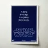 Star Wars (1977) Fine Art Movie Poster (Design 2)