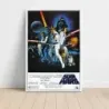 Star Wars (1977) Fine Art Movie Poster (Design 3)