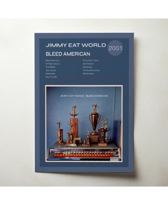 Jimmy Eat World – Bleed American Fine Art Album Poster