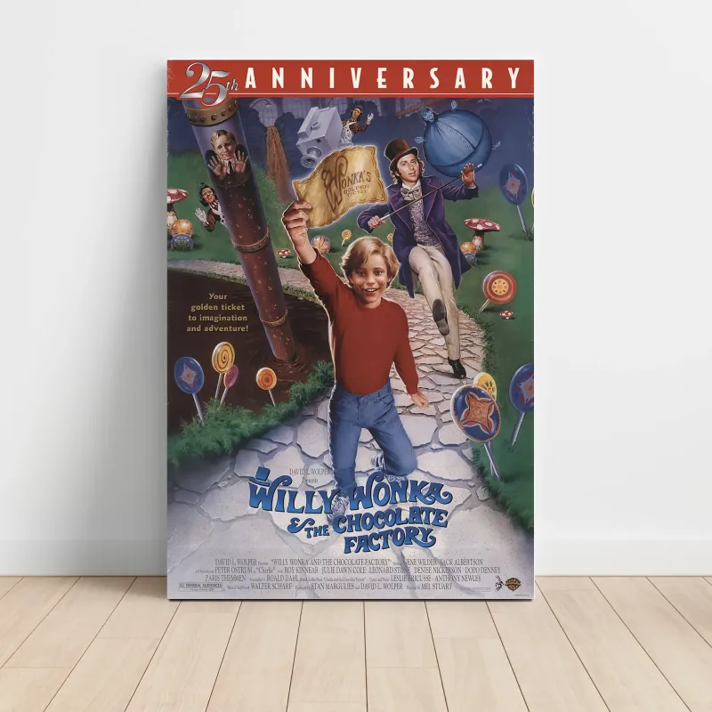 Willy Wonka & the Chocolate Factory (1971) Fine Art Movie Poster