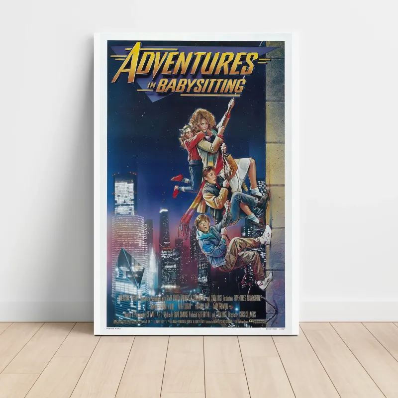 Adventures in Babysitting (1987) Fine Art Movie Poster