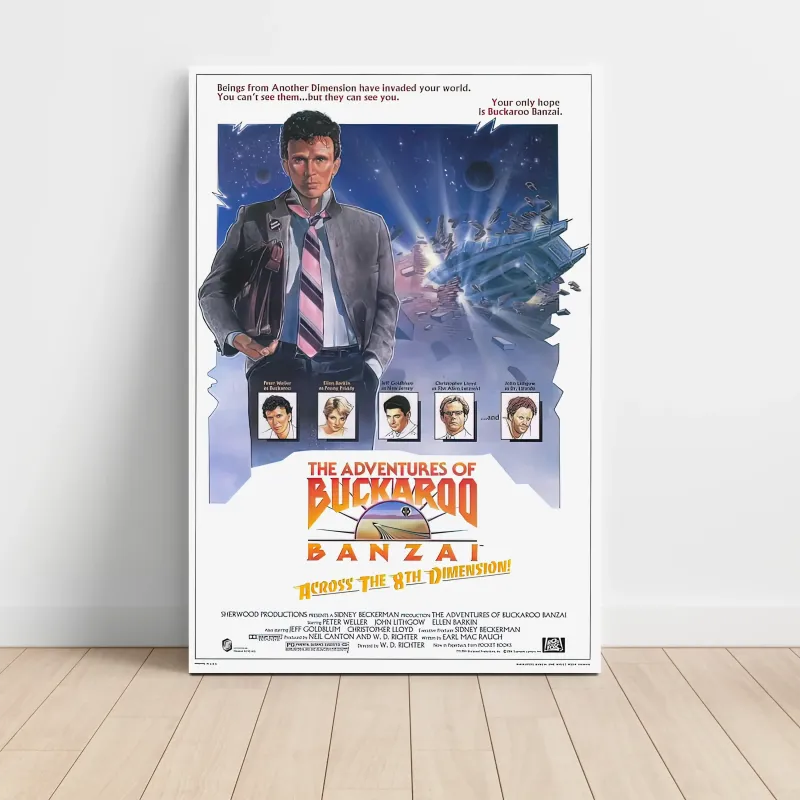 The Adventures of Buckaroo Banzai Across the 8th Dimension (1984) Fine Art Movie Poster