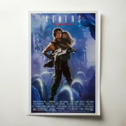 Aliens (1986) Fine Art Movie Poster