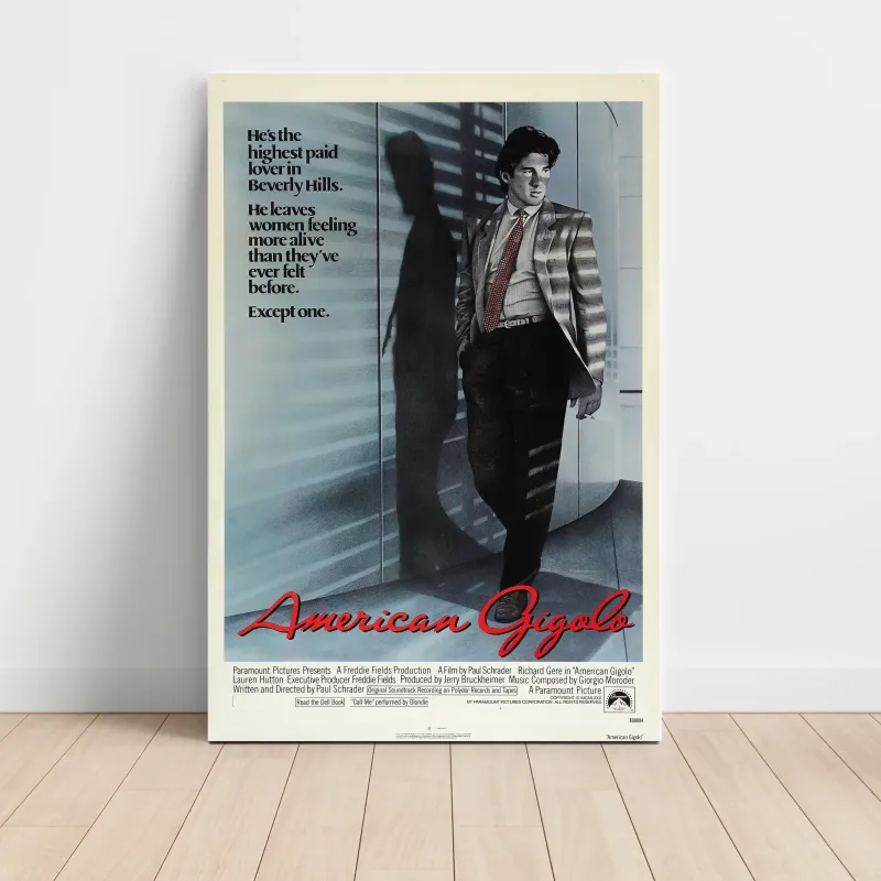 American Gigolo (1980) Fine Art Movie Poster