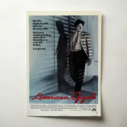 American Gigolo (1980) Fine Art Movie Poster