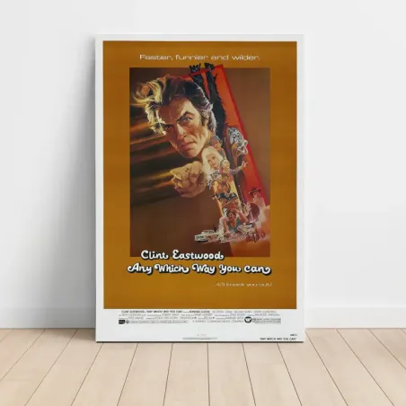 Any Which Way You Can (1980) Fine Art Movie Poster