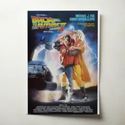 Back to the Future Part II (1989) Fine Art Movie Poster