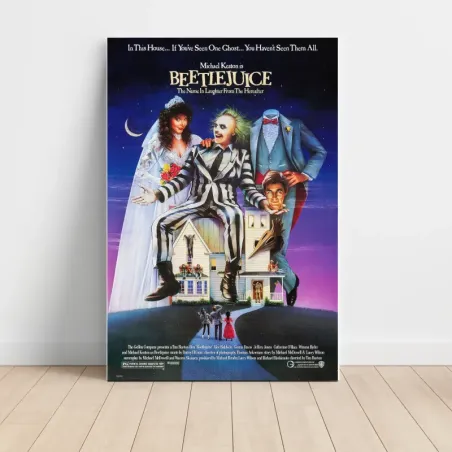 Beetlejuice (1988) Fine Art Movie Poster