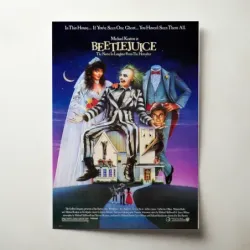 Beetlejuice (1988) Fine Art Movie Poster