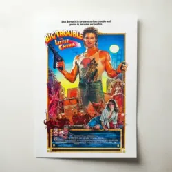Big Trouble in Little China (1986) Fine Art Movie Poster