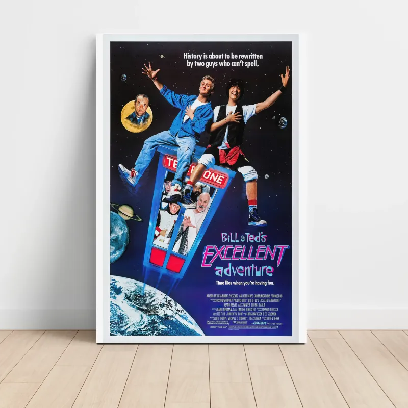 Bill & Ted's Excellent Adventure (1989) Fine Art Movie Poster