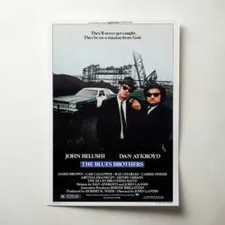 The Blues Brothers (1980) Fine Art Movie Poster