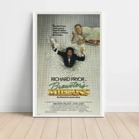 Brewster's Millions (1985) Fine Art Movie Poster