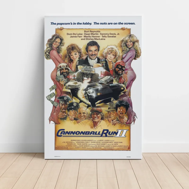 Cannonball Run II (1983) Fine Art Movie Poster