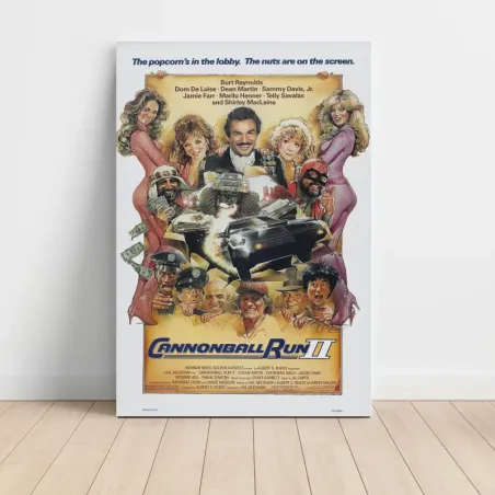 Cannonball Run II (1983) Fine Art Movie Poster