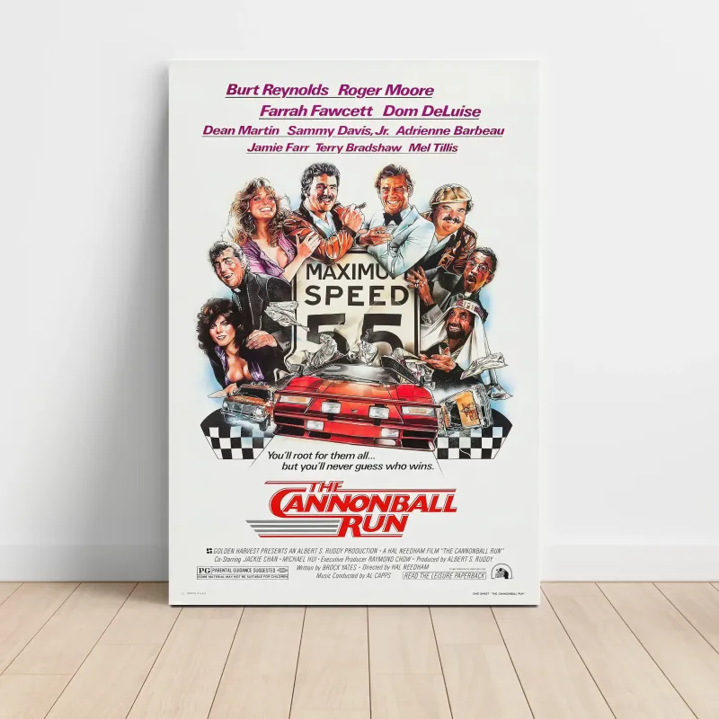 The Cannonball Run (1981) Fine Art Movie Poster