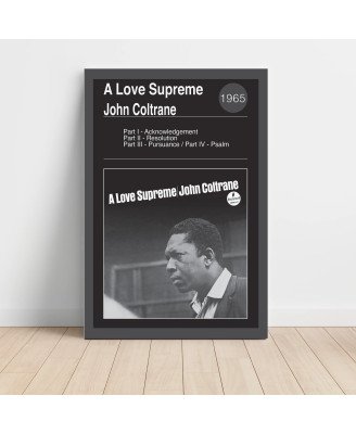 John Coltrane – A Love Supreme Fine Art Album Poster