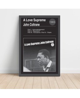 John Coltrane – A Love Supreme Fine Art Album Poster