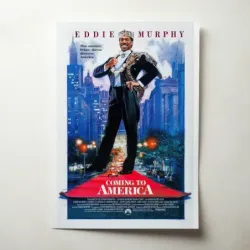 Coming to America (1988) Fine Art Movie Poster
