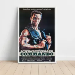 Commando (1985) Fine Art Movie Poster