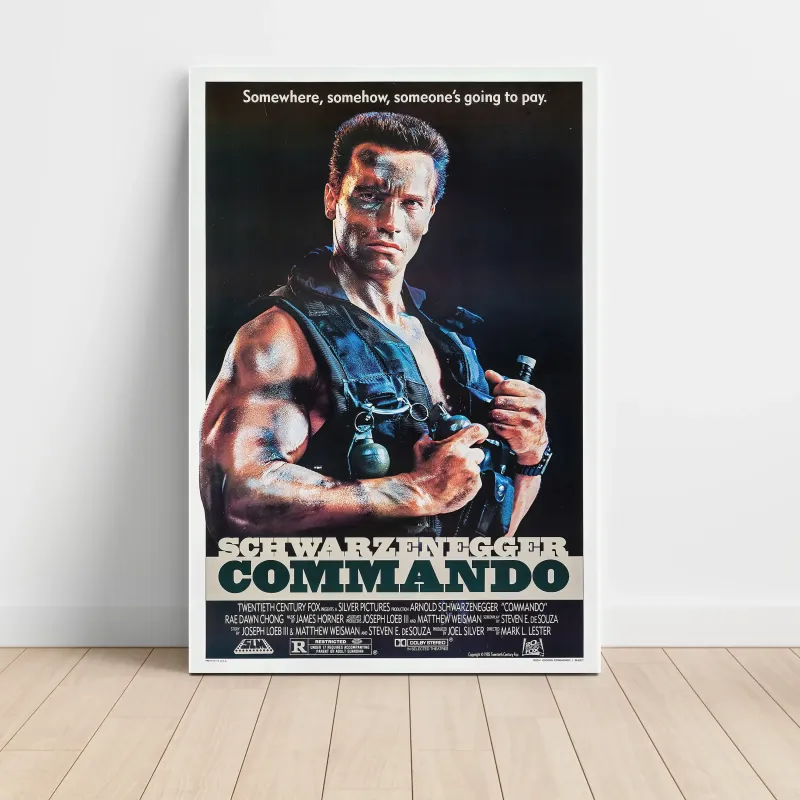Commando (1985) Fine Art Movie Poster