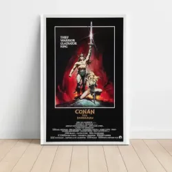 Conan the Barbarian (1982) Fine Art Movie Poster