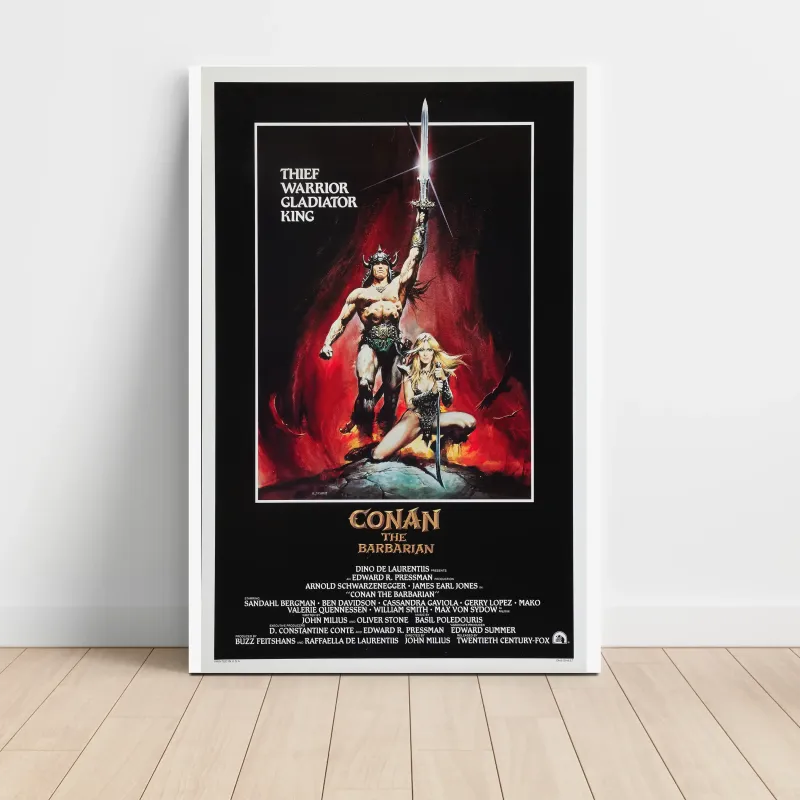 Conan the Barbarian (1982) Fine Art Movie Poster