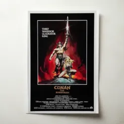 Conan the Barbarian (1982) Fine Art Movie Poster