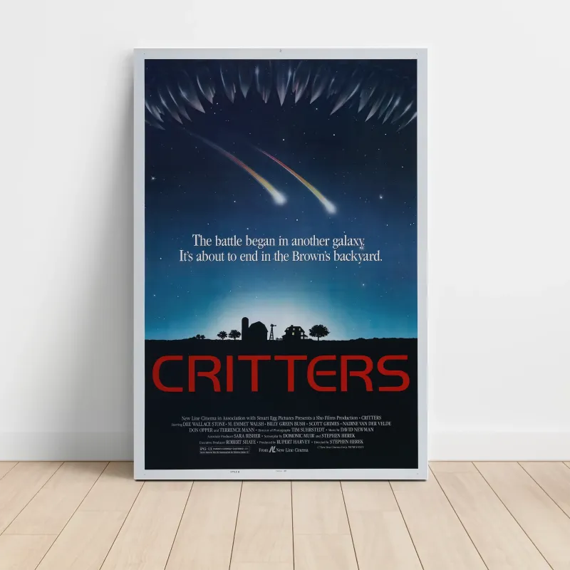 Critters (1986) Fine Art Movie Poster