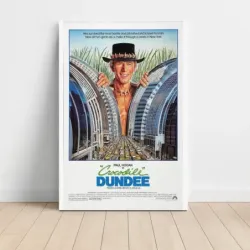 Crocodile Dundee (1986) Fine Art Movie Poster