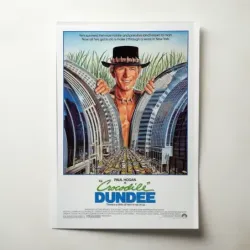 Crocodile Dundee (1986) Fine Art Movie Poster