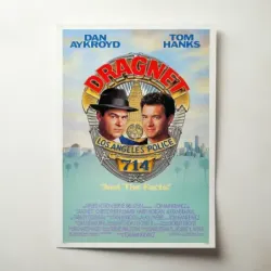 Dragnet (1987) Fine Art Movie Poster