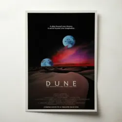 Dune (1984) Fine Art Movie Poster