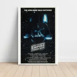 The Empire Strikes Back (1980) Fine Art Movie Poster (Design 2)