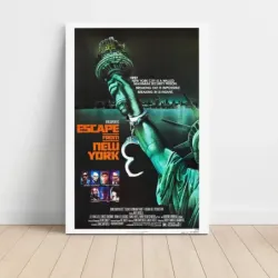 Escape from New York (1981) Fine Art Movie Poster (Design 2)