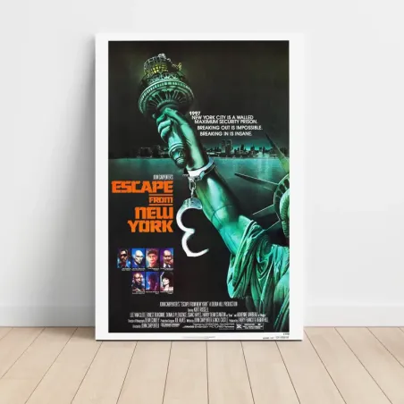 Escape from New York (1981) Fine Art Movie Poster (Design 2)