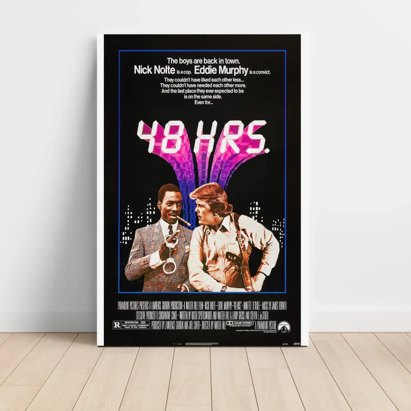 48 Hrs. (1982) Fine Art Movie Poster