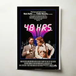 48 Hrs. (1982) Fine Art Movie Poster