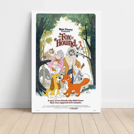 The Fox and the Hound (1981) Fine Art Movie Poster
