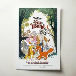 The Fox and the Hound (1981) Fine Art Movie Poster