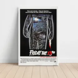 Friday the 13th (1980) Fine Art Movie Poster