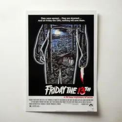Friday the 13th (1980) Fine Art Movie Poster