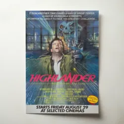 Highlander (1986) Fine Art Movie Poster