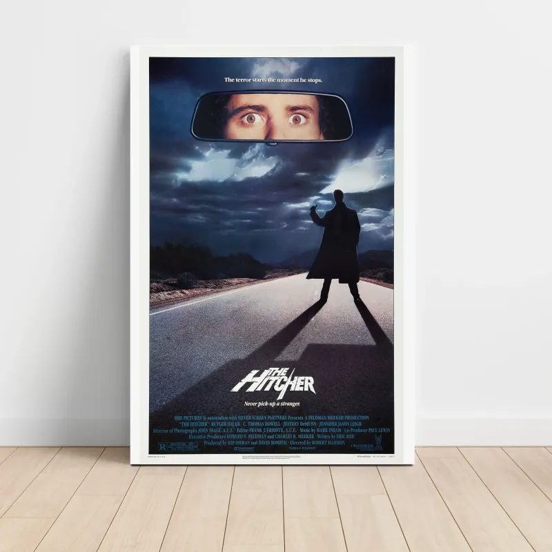 The Hitcher (1986) Fine Art Movie Poster