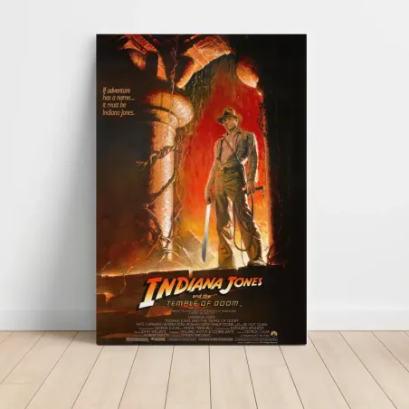Indiana Jones and the Temple of Doom (1984) Fine Art Movie Poster