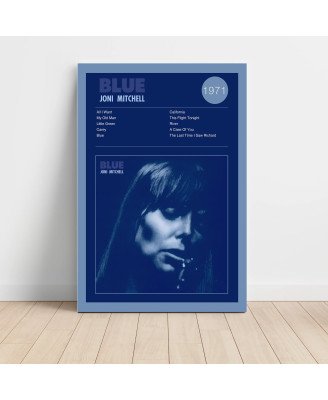 Joni Mitchell – Blue Fine Art Album Poster