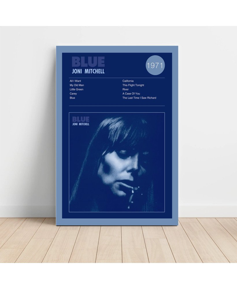 Joni Mitchell – Blue Fine Art Album Poster