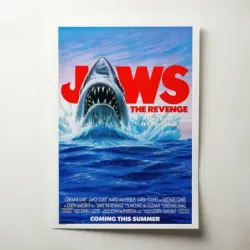 Jaws: The Revenge (1987) Fine Art Movie Poster
