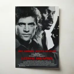 Lethal Weapon (1987) Fine Art Movie Poster