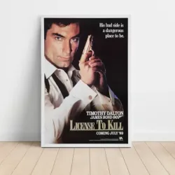 Licence to Kill (1989) Fine Art Movie Poster